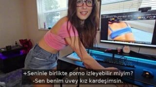 Yanında 31 Çektiği İçin Sinirlenen Tombul Üvey Kardeşi Sikişirken Özür Diledi