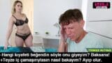 Döllenmek İsteyen Yaşlı Kadın Genç Yakışıklı Üvey Oğlu Tarafından Ayakta Sikildi