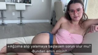 Ziyarete Gelen Üvey Kardeşler Evde Kimse Olmadığı İçin Üçlü Denemek İstedi