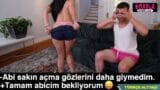 Üvey Kardeşiyle Yorgan Altından Film İzlerken Sevişme Sahnesini Denemek İstedi