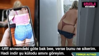 Kocası Yokken Tadı Damağında Kalan Üvey Oğlunun Sikini Tekrar Yaladı
